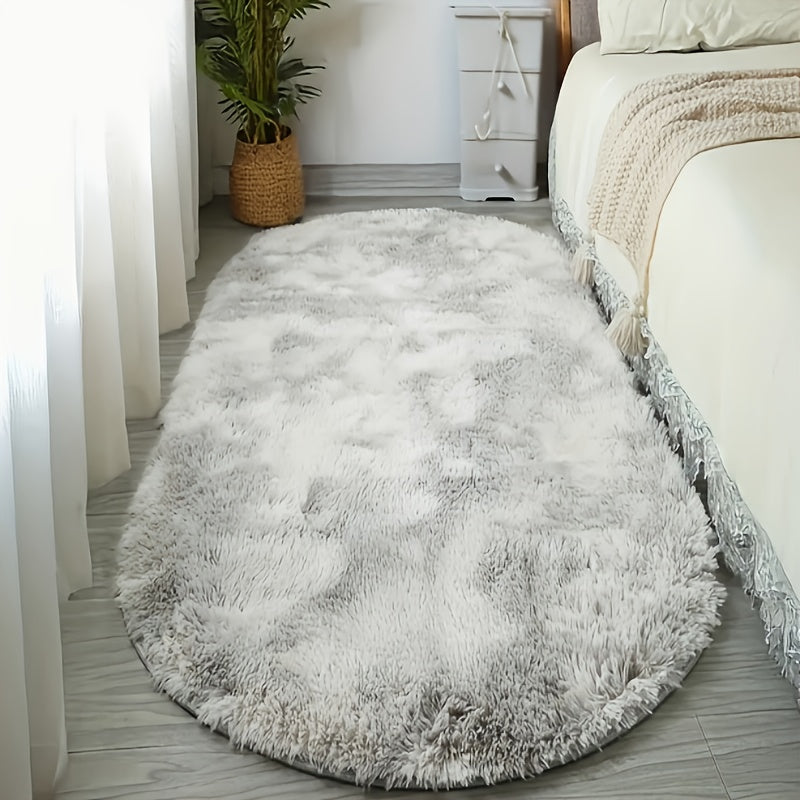 Soft, Luxurious 1pc Shag Area Rugs for Living Room, Bedroom, and Home Decor, Non-Slip Machine Washable Carpet with Easy Care