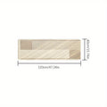 Soft Area Mat 100% Polyester Plush Soft Japanese-Inspired Cream Striped Area Mat