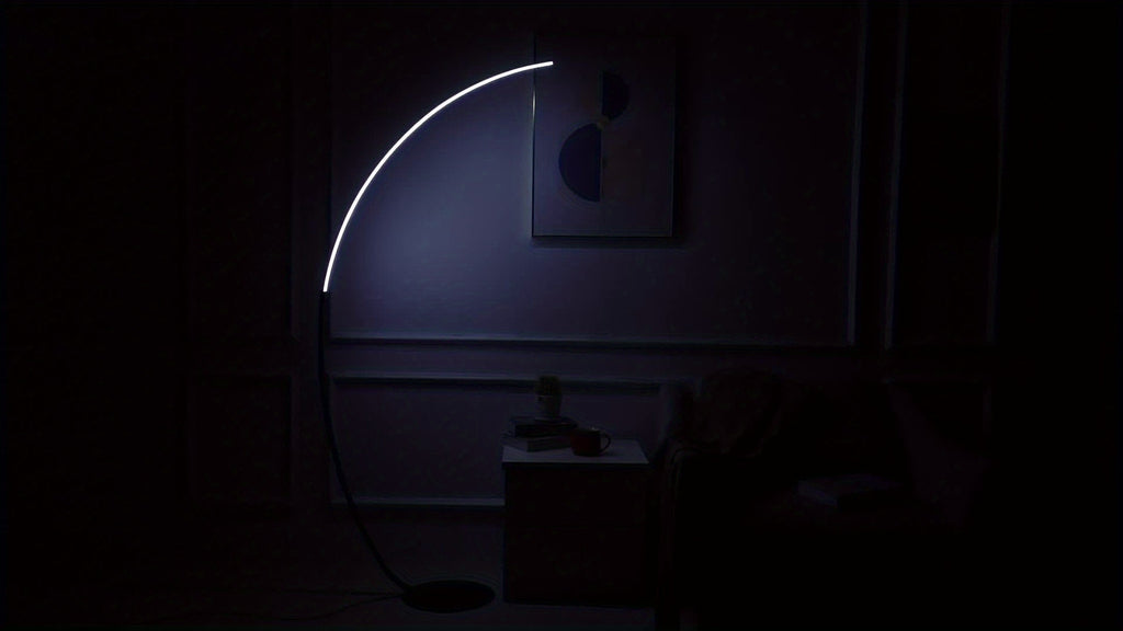 65 Inch Arched Floor Lamp With Remote