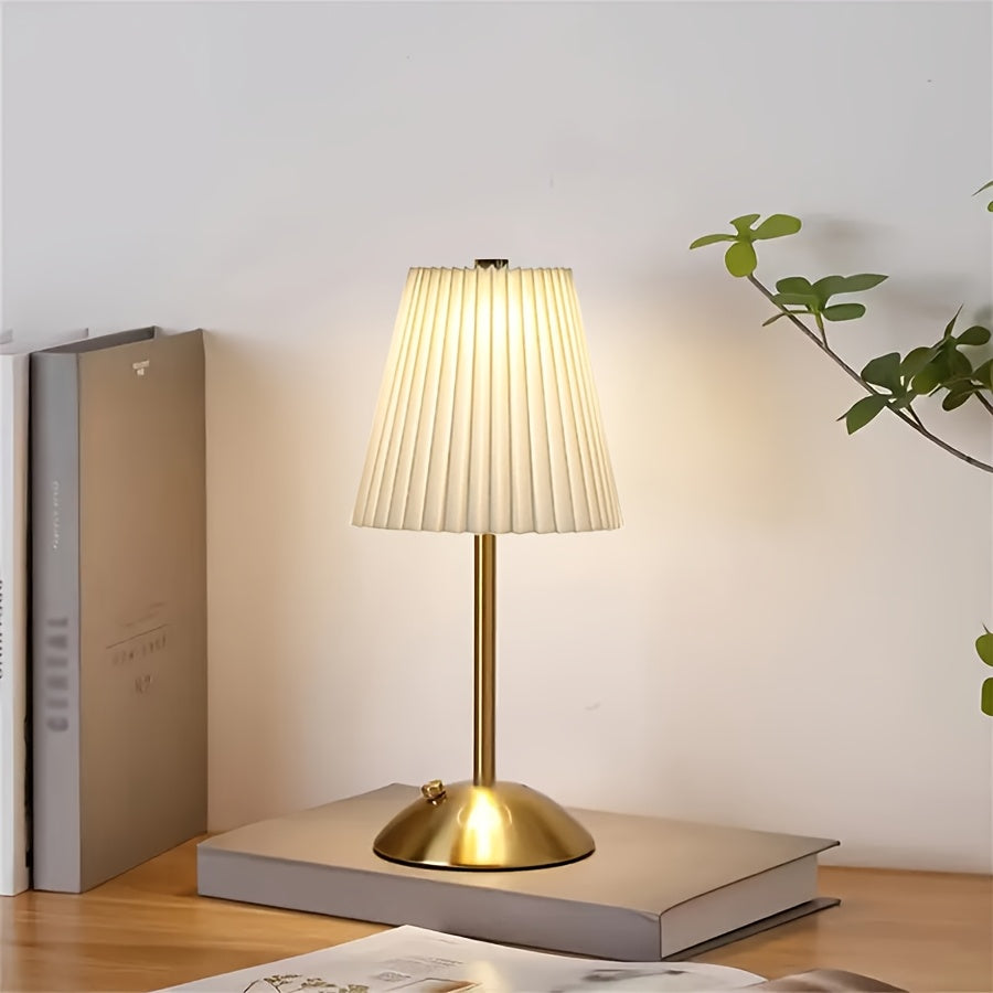 2pcs Cordless Table Lamps-Rechargeable 6 Style Vintage LED Desk Lamp With USB Port, 2200 MAh Battery