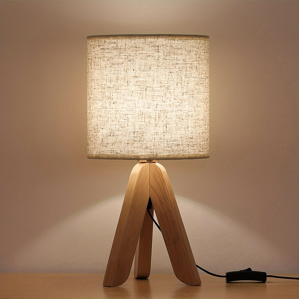 Cute Table Lamp Cute 1pc Table Lamp with Fabric Shade & Tripod Base for Room, Office, Study, Bedroom, Dorm