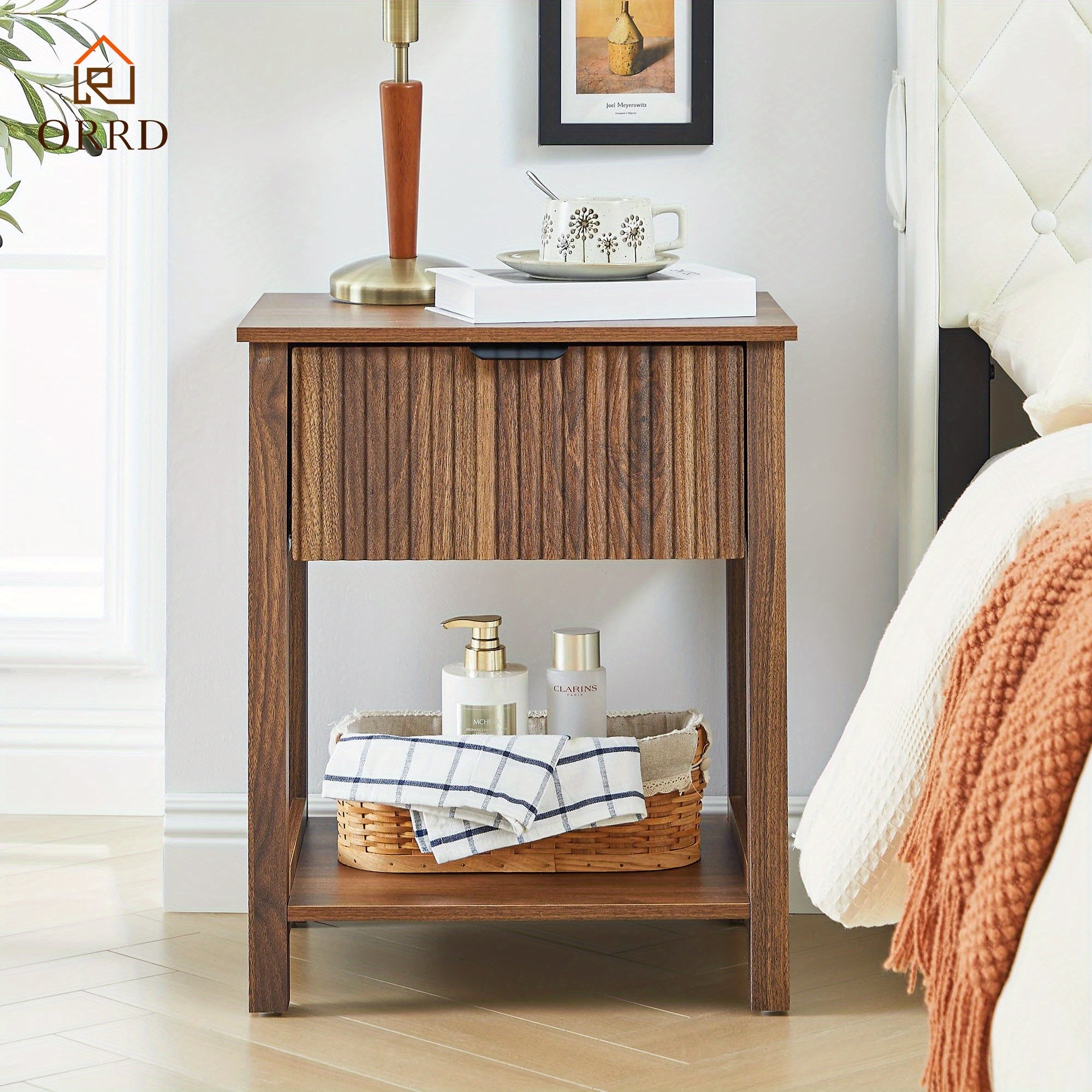 Mid Century Modern Night Stand ORRD Mid Century Modern Night Stand With Drawer