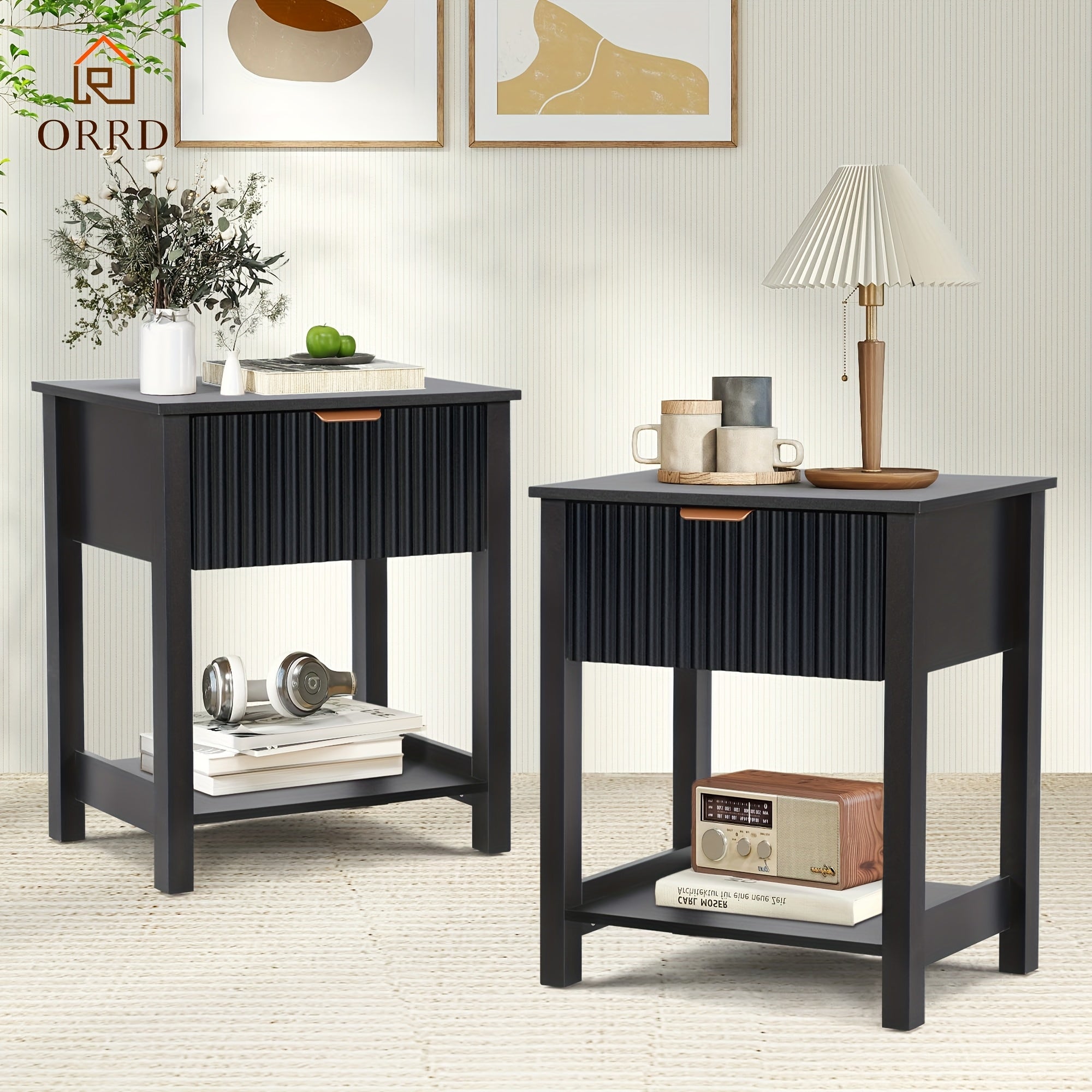 Mid Century Modern Night Stand ORRD Mid Century Modern Night Stand With Drawer