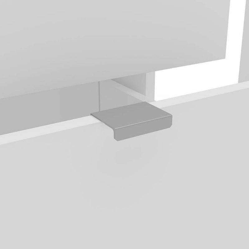 Polifurniture New Minas Modern Makeup Vanity Table White Finish