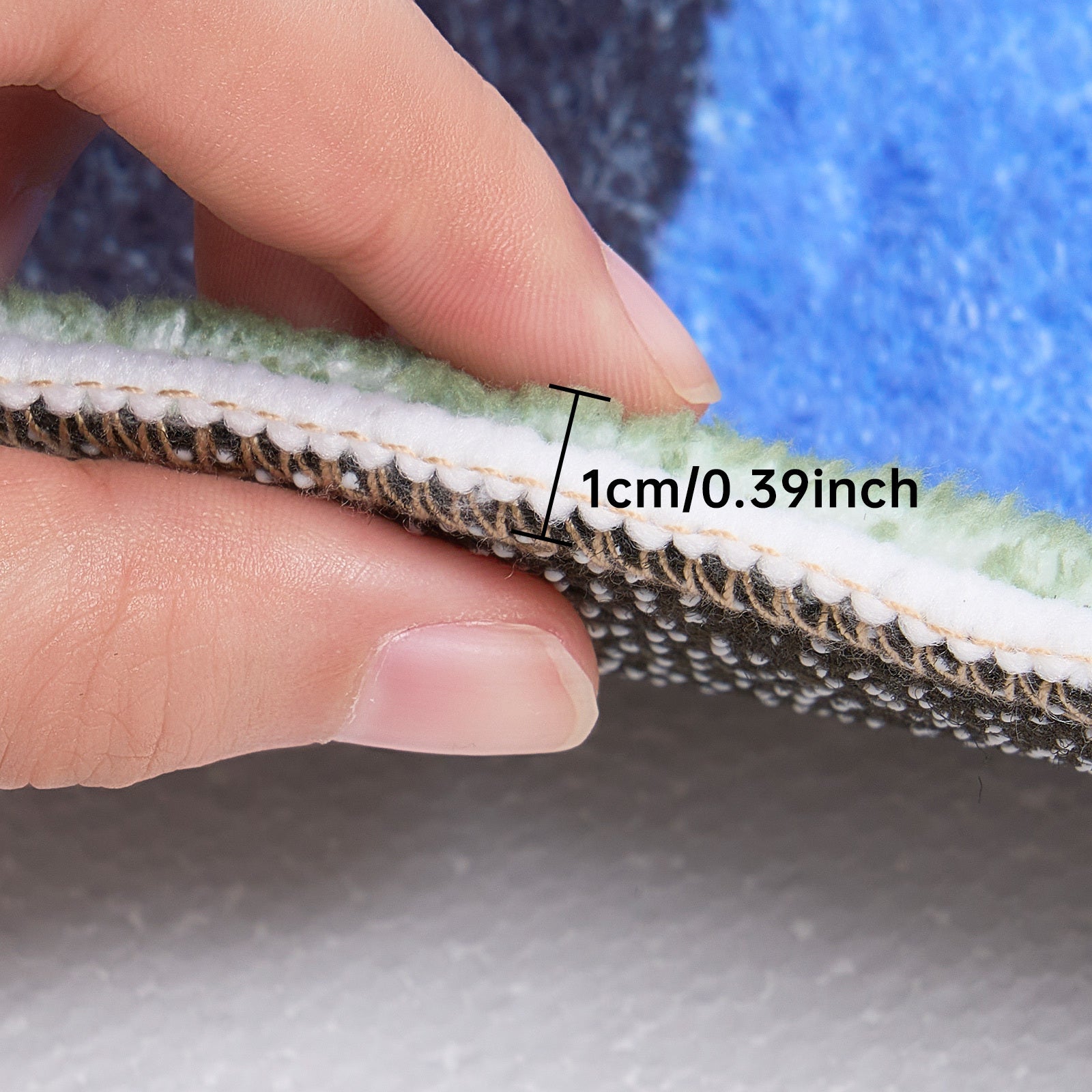 1pc of long Mat, room bedside Mat, bedroom Mat, room floor mat, non slip foot mat in front of the bed, indoor decorative Mat