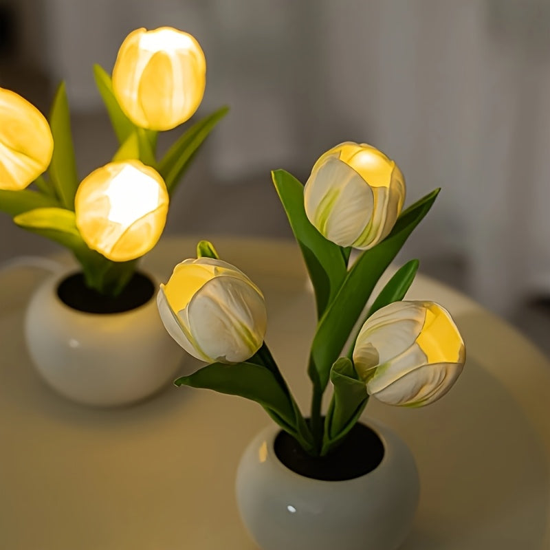 Flower Desk Lamp, Bedside Lamp, Holiday Gift, Decorative Lamp, Decorative Item