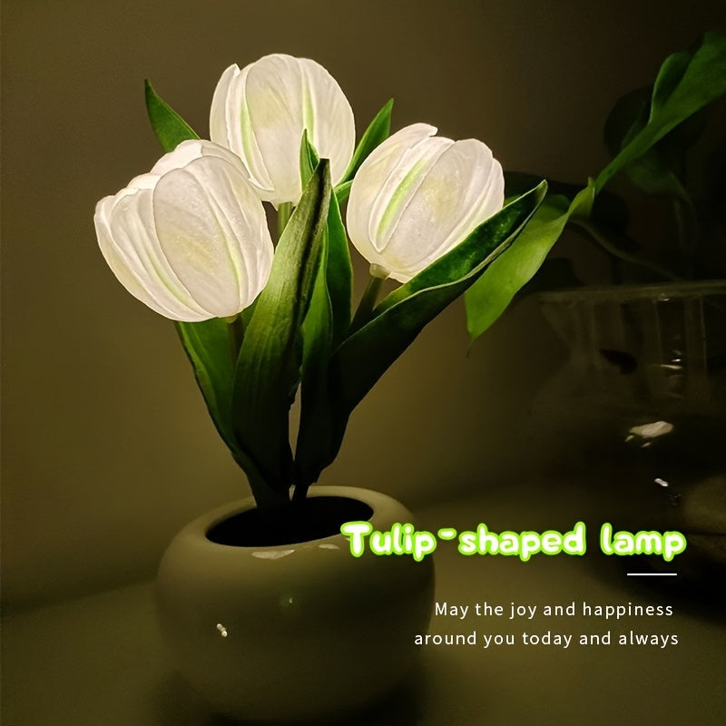 Flower Desk Lamp, Bedside Lamp, Holiday Gift, Decorative Lamp, Decorative Item