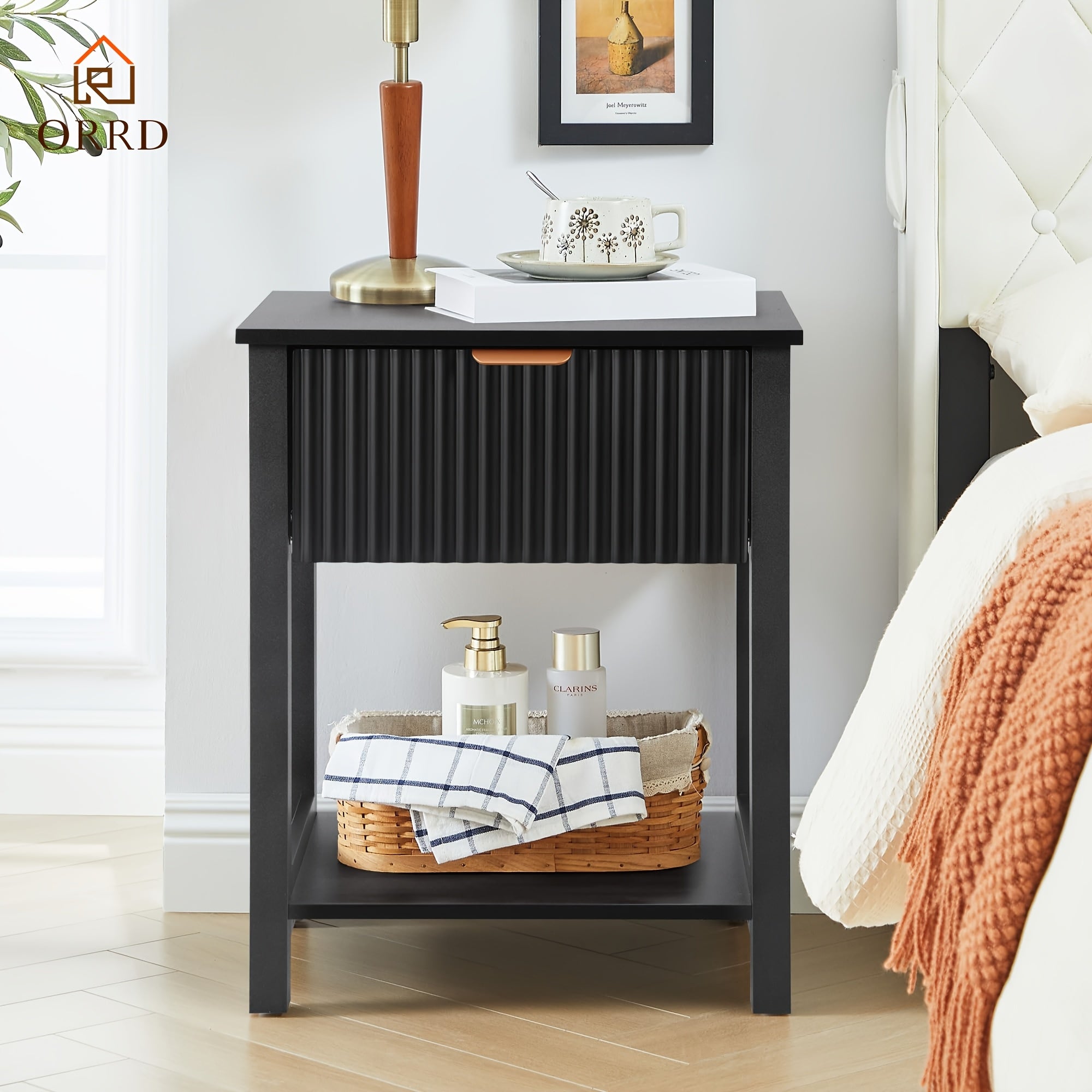 Mid Century Modern Night Stand ORRD Mid Century Modern Night Stand With Drawer