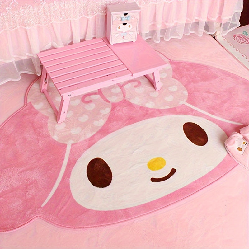 Sanrio My Melody Rug For Bedroom Carpet Living Room Plush Soft Cute Rugs Home Decoration